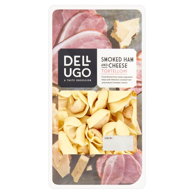 Dell' Ugo cheese and smoked ham tortelloni 300g - British product