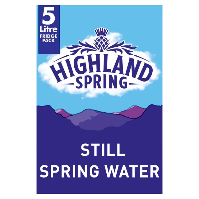 Highland Spring still spring water 5L, UK version