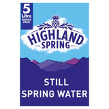 Highland Spring still spring water 5L, UK version