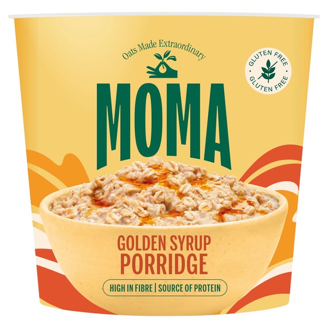 Moma golden syrup porridge pot 70g, imported from the UK