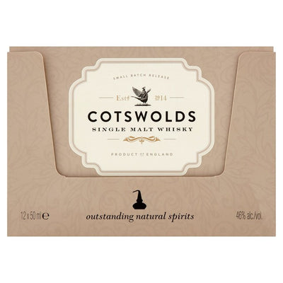 Miniatures de Whisky Single Malt Cotswold Distillery 12 x 5cl