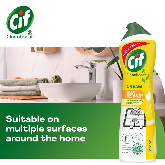 Cif lemon cream cleaner 500ml - British product