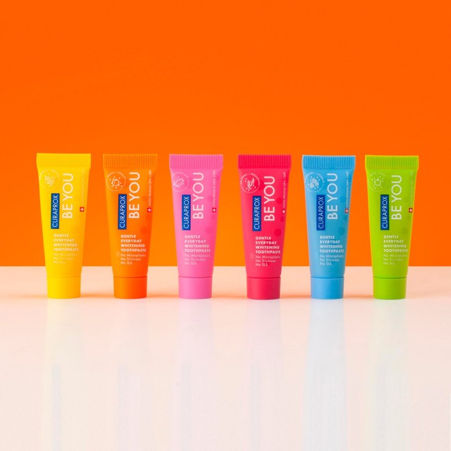 Curaprox Be You toothpaste taster pack 6 x 10ml - British product