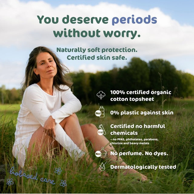 Naty night sanitary pads 10 pack, imported from the UK