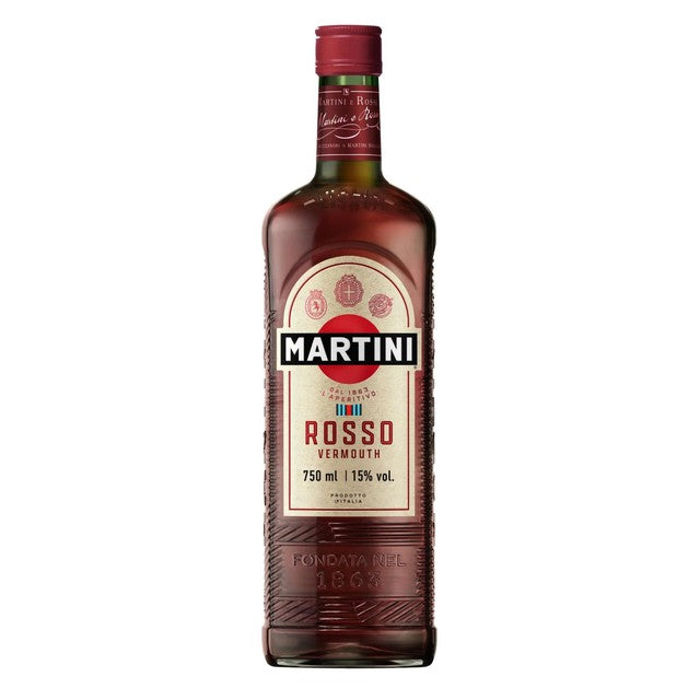 Martini Rosso vermouth 75cl, imported from the UK