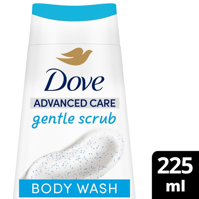 Dove Gentle Scrub Advanced Care Body Wash 225ml - British product