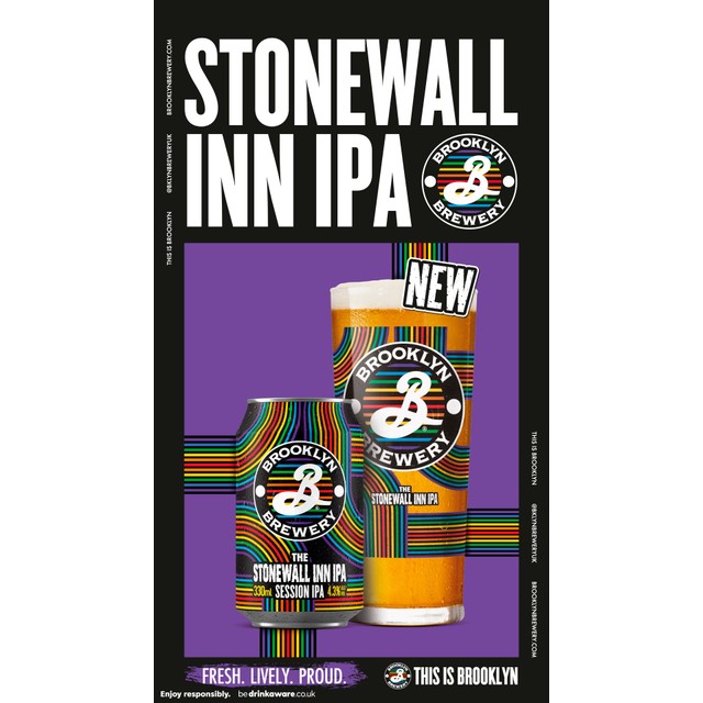 Brooklyn Brewery Stonewall Inn IPA Beer Can