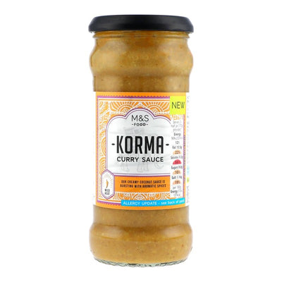 M&S M&S Mild Korma Sauce Creamy Curry Sauce 340g - Acheter en ligne sur McGrocer