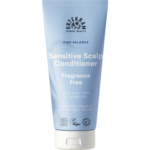 Urtekram Fragrance Free Conditioner for sensitive scalp 180ml (British brand)