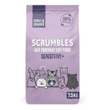 Scrumbles dry cat food Sensitive+ 2.5kg (British brand)