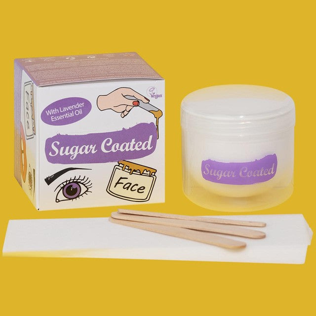 Sugar Coated Facial Hair Removal Wax Lavender 200g (British brand)