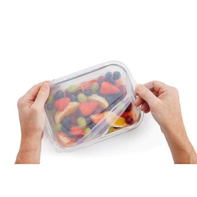 KitchenCraft silicone stretchable lids set of 6, UK version