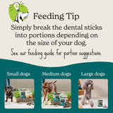 Forthglade Natural Grain-Free Plant-Based Dental Sticks 20 per pack - British product