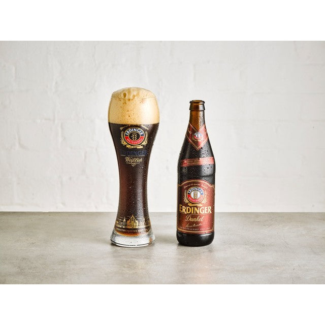 Erdinger Dunkel wheat beer 500ml - British product