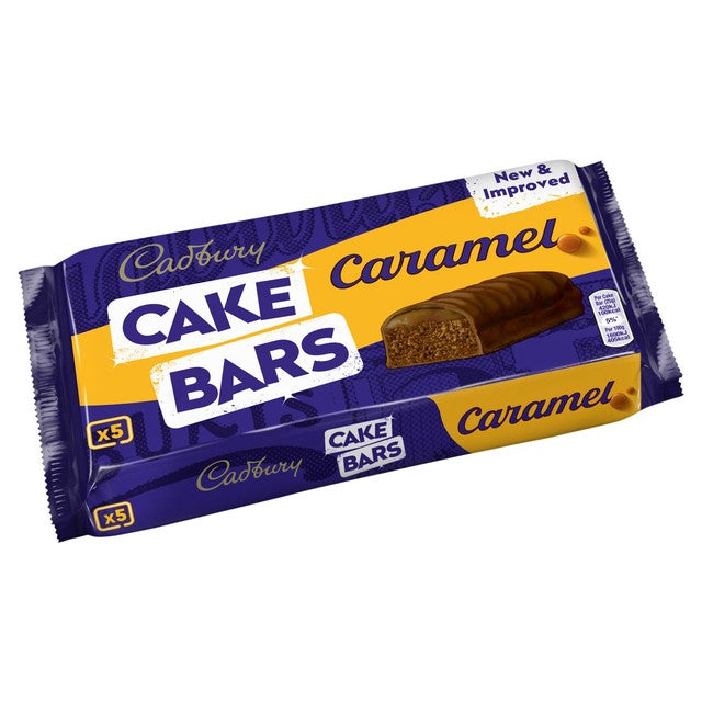 Cadbury Caramel Cake Bars pack of 5 - British product