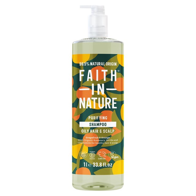 Faith In Nature Grapefruit & Orange Shampoo 1L - British product