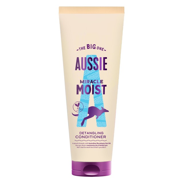 Aussie Miracle Moist hair conditioner tube - imported from the UK