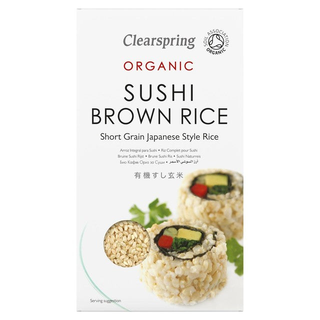 Clearspring Organic Sushi Brown Rice 500g - British product