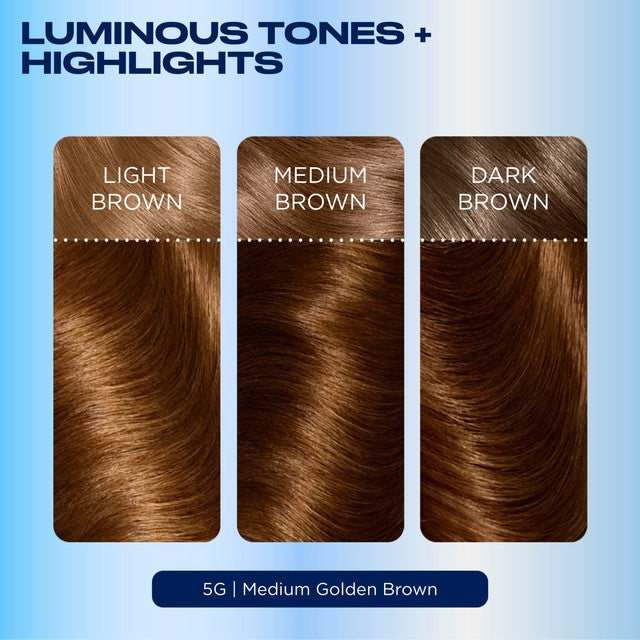 Clairol Nice'n Easy hair dye 5G Medium Golden Brown - British product