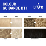 Schwarzkopf LIVE Frosty Blonde permanent hair dye (British brand)
