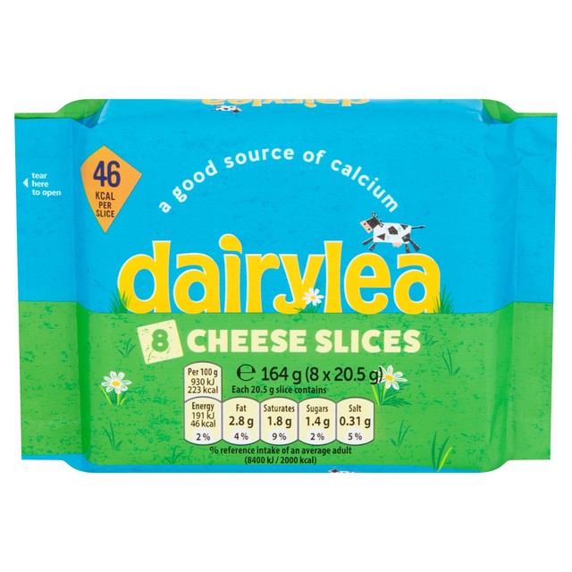 Dairylea 8 Cheese Spread Slices 150g - British product
