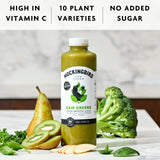 Mockingbird smoothie with kiwi, spinach, pear, banana 750ml, imported from the UK