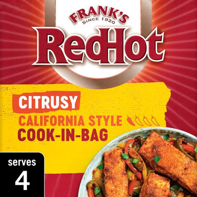 M&S Frank's RedHot Citrusy California Style Seasoning Cook-In-Bag 25g- Buy online at McGrocer
