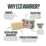 Little Soap Company Eco Warrior sensitive facial soap bar 100g - British product