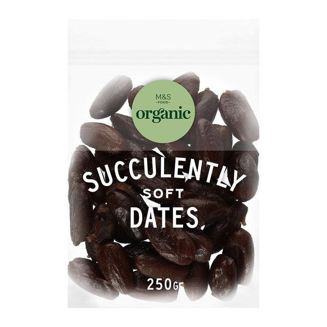 M&S organic soft dates 250g, imported from the UK