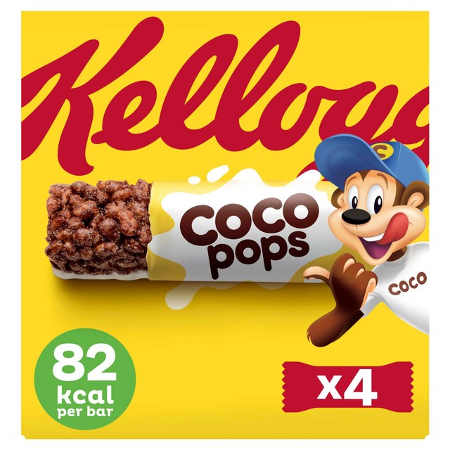 Kellogg's Coco Pops chocolate cereal milk bars, UK version