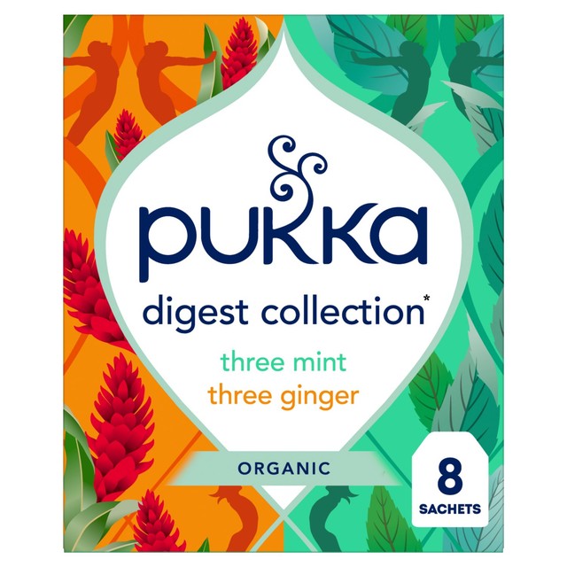 Pukka Organic Digest Collection herbal tea bags - British product
