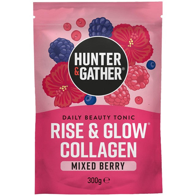 Hunter and Gather collagen powder mixed berry flavour 300g, UK version