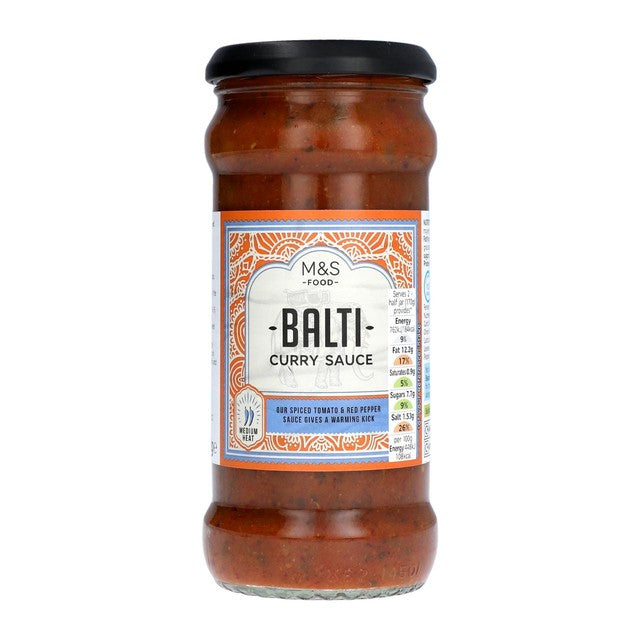 M&S Balti curry sauce 340g, imported from the UK