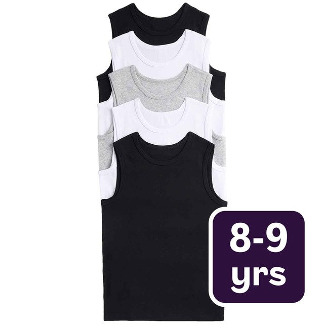 M&S black vests for 8-9 years, imported from the UK