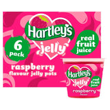 Hartley's raspberry jelly pots 6 x 125g, UK version