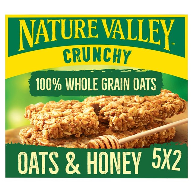 Nature Valley crunchy oats & honey cereal bars 5 x 42g, imported from the UK