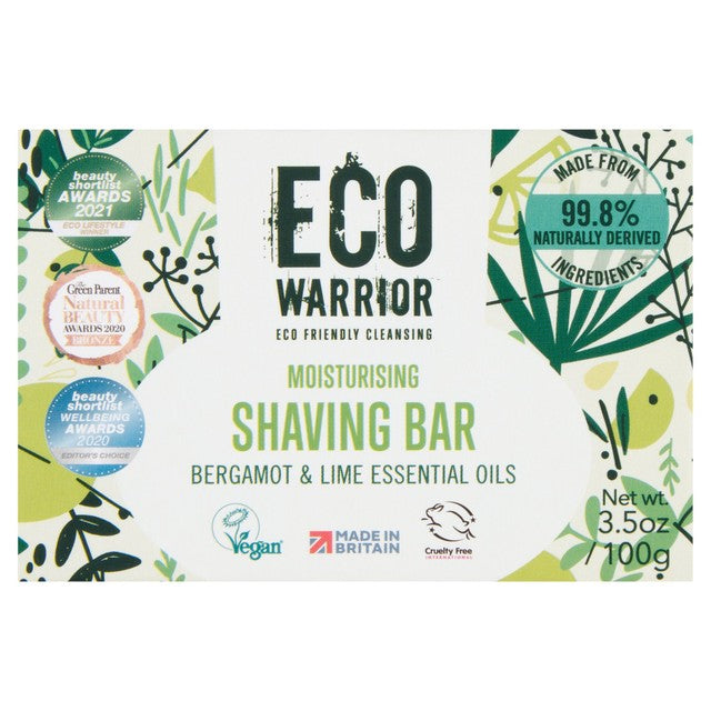 Little Soap Company Eco Warrior Shaving Bar 100g - British product