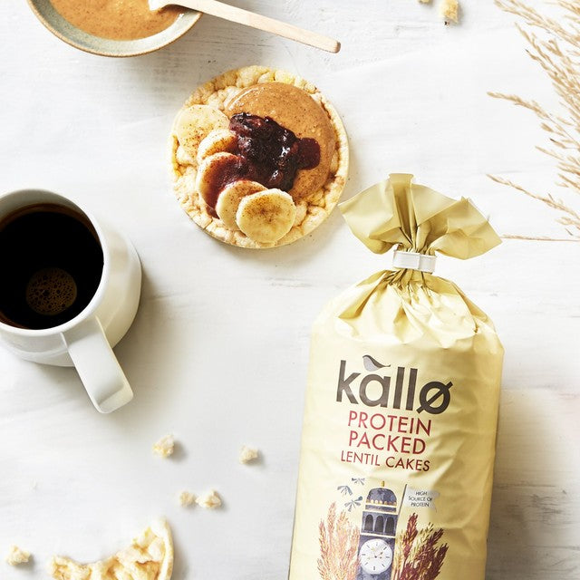 Kallo Protein Packed Lentil Cakes 100g, UK version