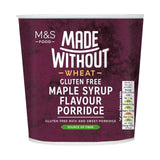 M&S maple syrup flavour porridge pot 70g, imported from the UK