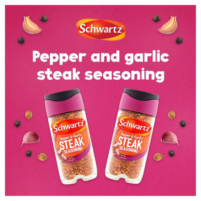 Schwartz pepper and garlic steak seasoning 46g (British brand)