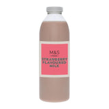 M&S strawberry flavoured milk 750ml, imported from the UK
