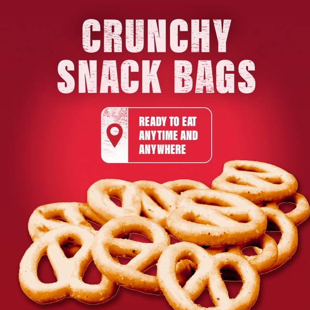 SlimFast Sour Cream & Chive Pretzel Snack Bag 23g (British brand)