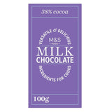 M&S Fairtrade Milk Chocolate Bar 100g, imported from the UK