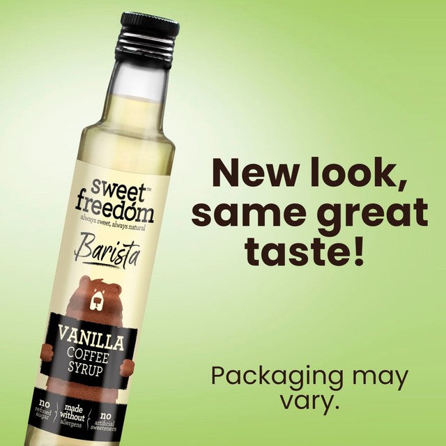 Sweet Freedom Barista Syrup Vanilla 250g (British brand)