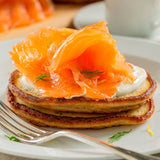 Mowi organic mild smoked salmon slices 100g, imported from the UK