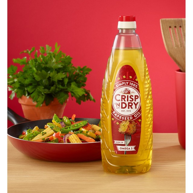 Crisp 'N' Dry rapeseed oil 1L - British product