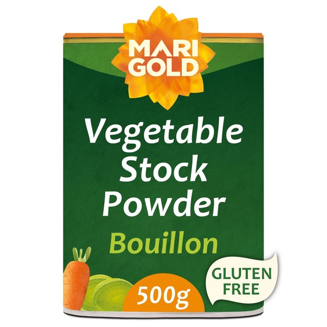 Marigold Health Foods Swiss Vegetable Bouillon Powder 500g, imported from the UK