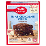 Betty Crocker triple chocolate chunk brownie mix 415g - British product