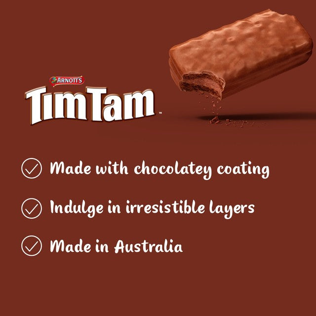 Tim Tam Original Chocolate Biscuit Bars 163g (British brand)