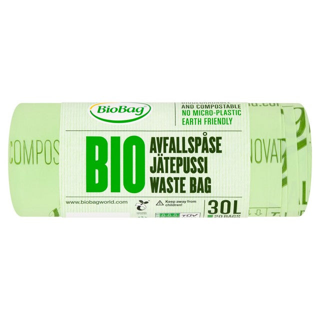 BioBag 30L compostable bin liners, UK version